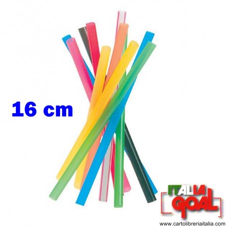 Cannucce Colorate Rigide 16 cm 500 pz.