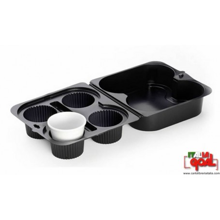 Koffepak Cont. Caffè da Asporto Nero 4 Posti 45pz.