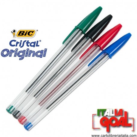 Penne Bic Cristal Singole (Vari Colori)