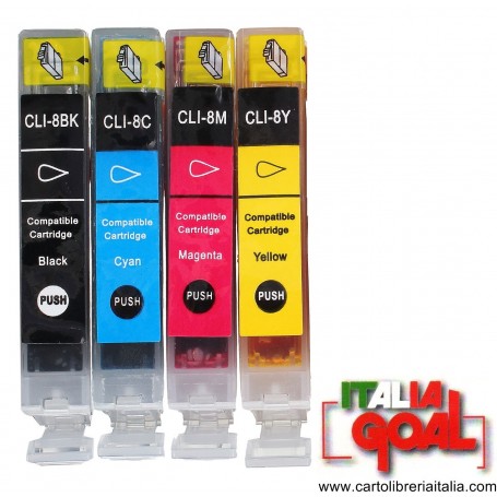 Cartuccia Compatibile Canon CLI8 (Vari Colori)