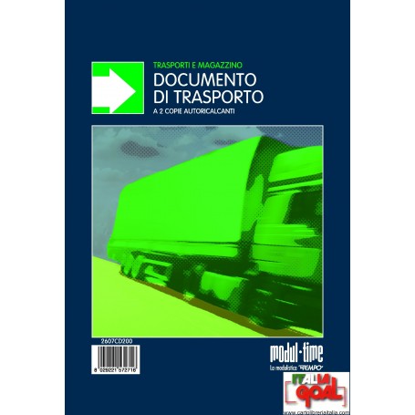 Blocco Documento di Trasporto 50x2 Autoricalcante (21x15)