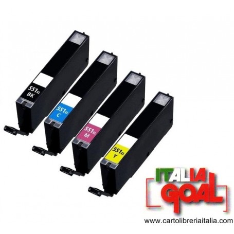 Cartuccia Compatibile Canon CLI/551 (Vari Colori)