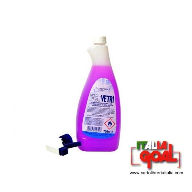Spray Detergente Professionale Per Pulizia Vetri Cristalli E Specchi 750  Milliliter - 1 Pezzo : : Salute e cura della persona