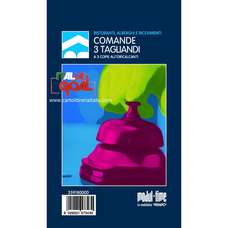 Multiart Blocchi Comande a 2 copie autoricalcanti 25x2 17x10 10 pezzi