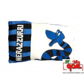 Cuscino con Mascotte Inter 45x26cm