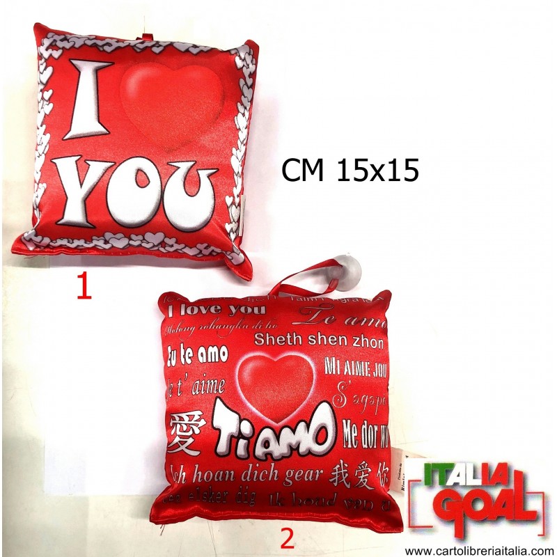 Cuscino Cuore XXL Con Scritta 'Ich Liebe Dich' – Rosso – Peluche Morbido 100% Poliestere – Regalo Romantico
