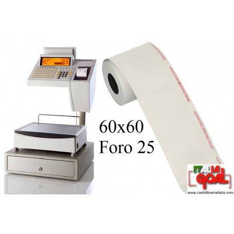 Rotoli Termici per Bilance 60x60 foro 25mm