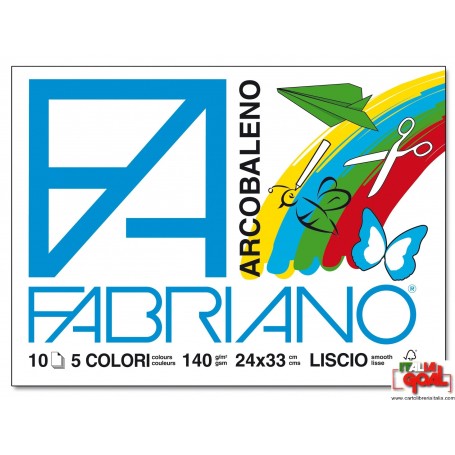 Album da Disegno Fabriano Arcobaleno