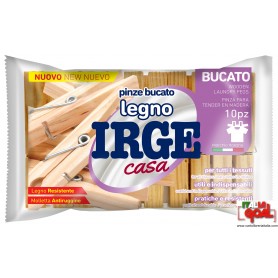 Mollette per Bucato in Legno Irge (10 Pz.)