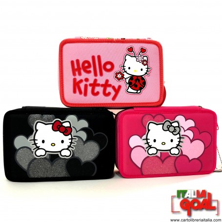 Portacolori a 3 Cerniere Hello Kitty (Vari Colori)