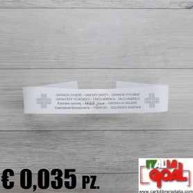 Fascia Sigillo WC "Garanzia D'Igiene" 100Pz.