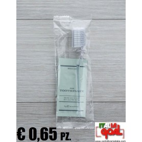 Set per Denti (Spazzolino e Dentifricio) 20Pz.