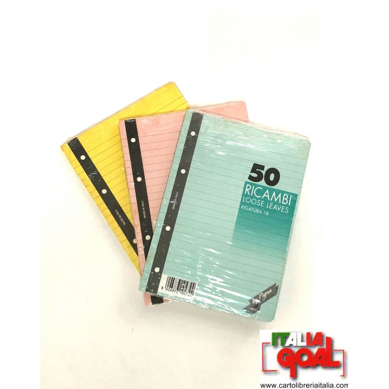 50 Fogli A5 Colorati A Righe - Forati 6 Fori, Per Raccoglitori, 5 Colori (21x14.5cm) - Foto 5