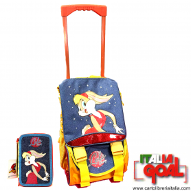 Trolley + Astuccio a 3 Cerniere Lola Bunny