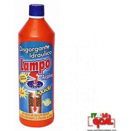 Disgorgante Idraulico Lampo Alcalino 1 Lt.