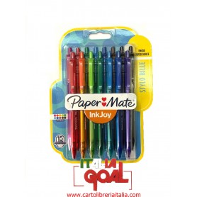 Penne Paper Mate InkJoy a Scatto (Confezione da 15)