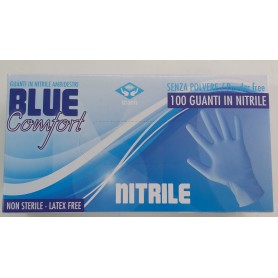 Guanti in Nitrile 100 pz Blù