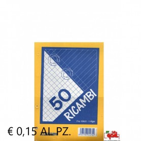 Ricambi A5 per Carpette ad Anelli 1R 100pz