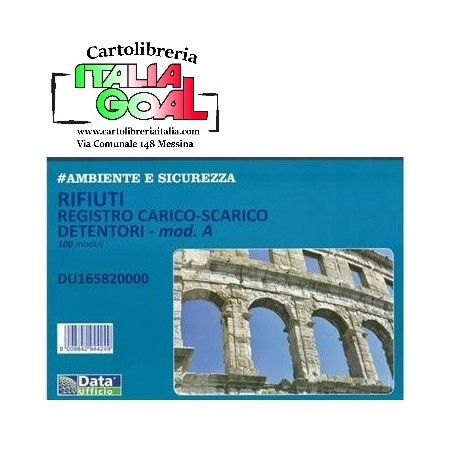 Registro Carico-Scarico Rifiuti Mod.A 100 moduli