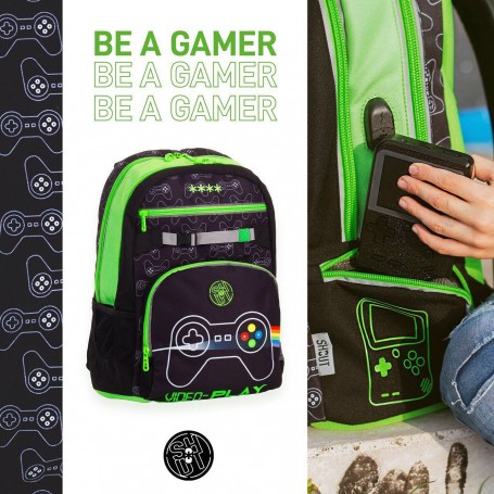 Zaino Estensibile Gamer con Videogioco Incluso