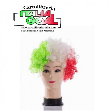 Parrucca Tricolore Italia