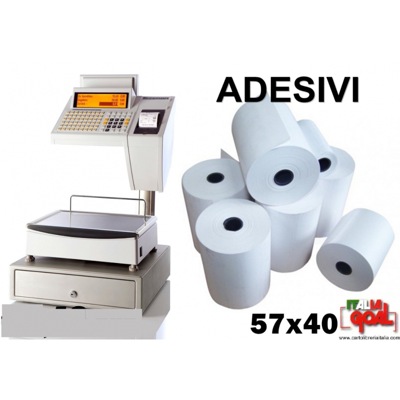 Confezione da 4 Rotoli bilancia ADESIVI Rotolificio Pugliese