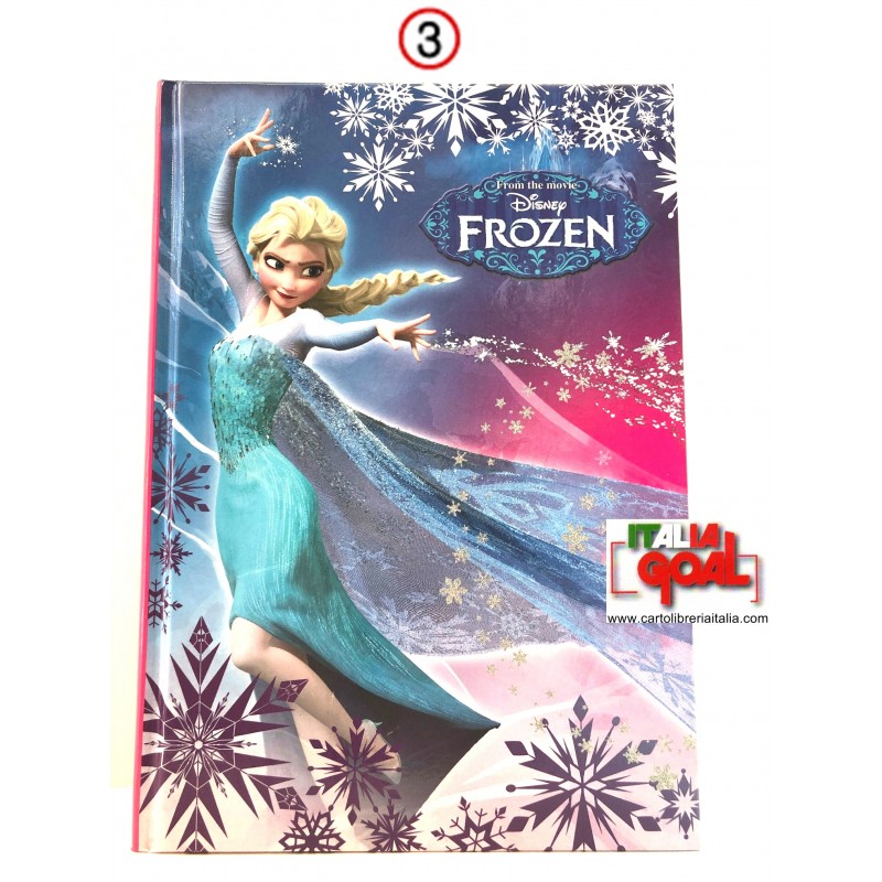 DIARIO STD 10 MESI FROZEN - Copertina Rigida Con Tema Frozen